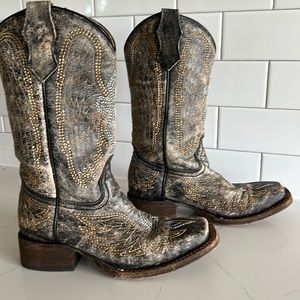 Corral leather boots youth